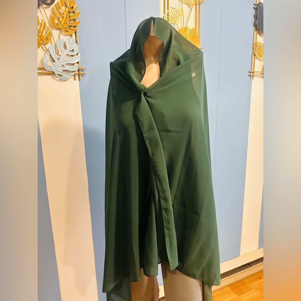 Elegant Green Shawl Wrap